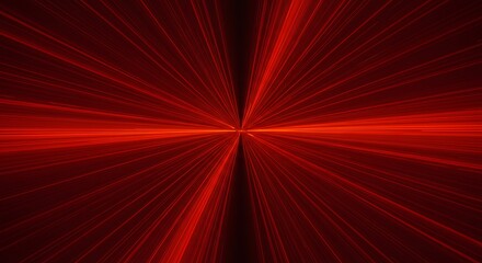 Red Light Rays Abstract Background