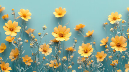 Sunn Hemp Blooms – Bright Yellow Field Flowers for Eco & Seasonal Concepts
