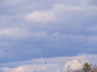 Paragliding tourism adventure sports Occitanie France destination