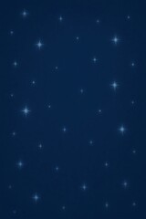 Dark Blue Night Sky Background with Sparkling Stars Celestial Illustration