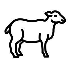sheep simple vector icon. sleep. dream. lamb. ram