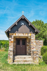 A small wayside chapel near Oestrich-Winkel in the Rheingau region