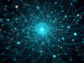 Naklejka premium Exploring the impact of blockchain technology on healthcare with vibrant digital visualization