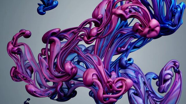 Soothing Color Cascade Ink Blends