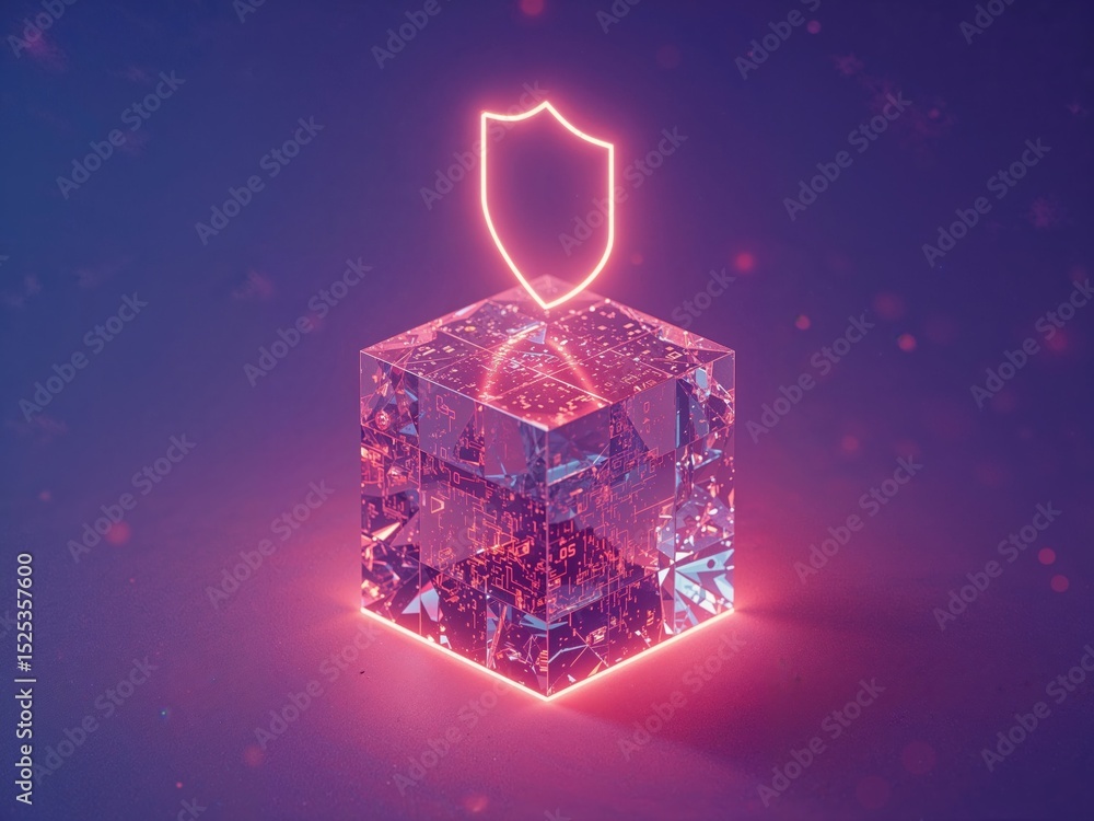 Poster exploring the vibrant intersection of blockchain technology and healthcare solutions