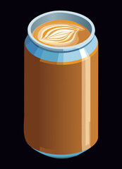 Cold Brew Beverage Packaging - Vector Illustration