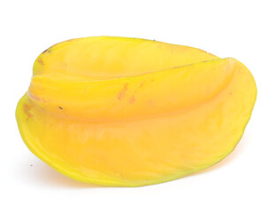 Close-up of star fruits against white background,France