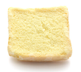 Sliced bread isolated on white background,Craiova,Romania