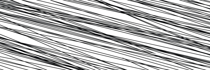 Obraz premium Chaos pattern. Abstract texture. Random chaotic lines. Intricate wallpaper. Hand drawn dinamic scrawls. Black and white illustration. Background with lines and waves. Universal texture. Art creation