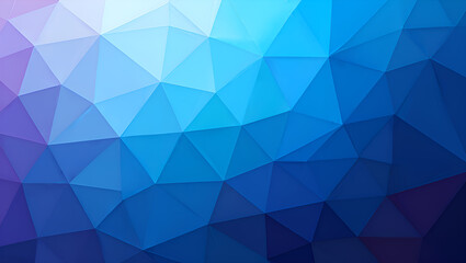 Abstract blue and purple geometric low poly background