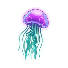 Very cute and cool sea animal icon