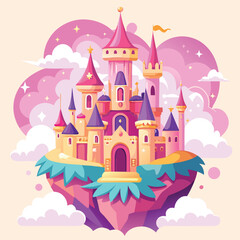 Nighttime Landscape with Full Moon and Clouds serene illustration landscape night featuring full moon clouds trees hill night landscape moonlit scene full moon clouds trees