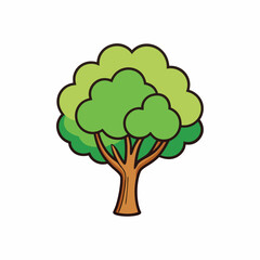 vector illustration of a tree