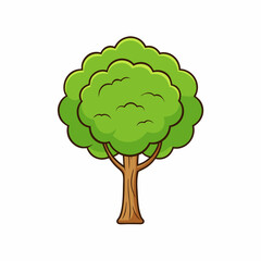 green tree vector