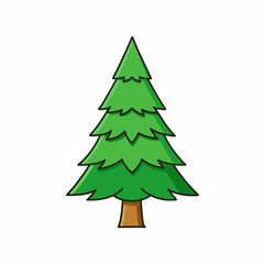 green christmas tree
