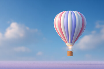 Fototapeta premium Hot Air Balloon in Sky