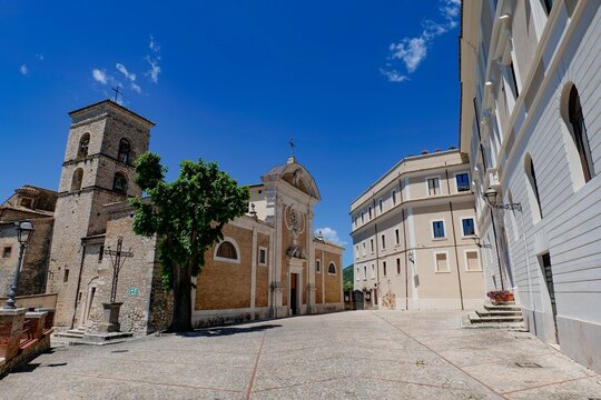 The village of Veroli in Lazio, Italy
