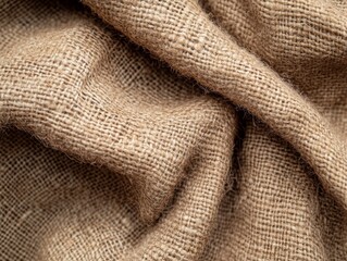 Textured fabric with natural weave pattern.