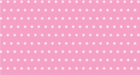 pink background with white shapes