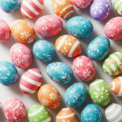 Obraz premium colorful easter eggs