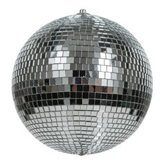 silver disco ball