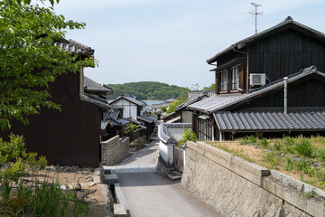 塩飽本島笠島地区の町並み