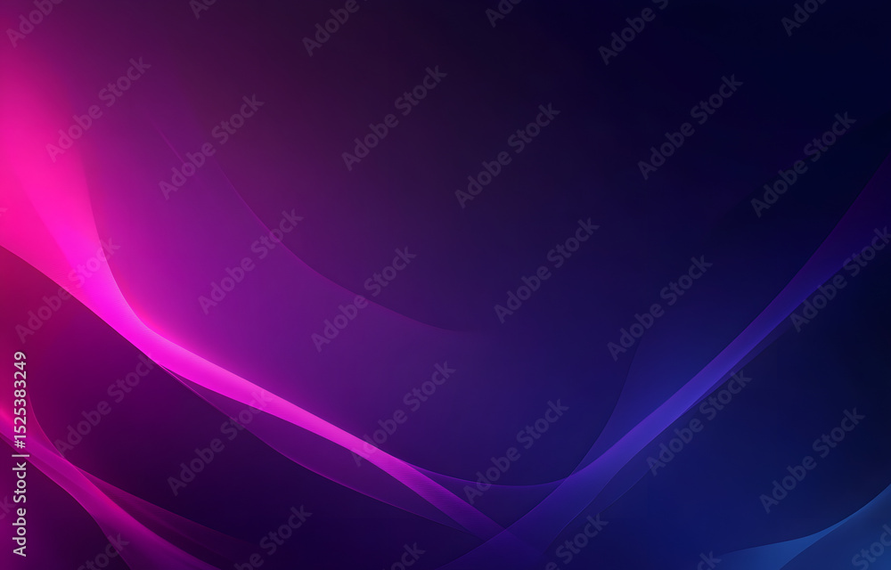 Poster abstract gradient background. ultraviolet glow on a dark abstract background. empty wallpaper templa