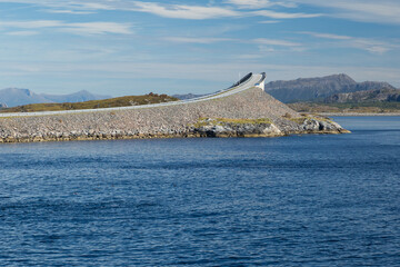 Beautiful Atlantic road in Norway