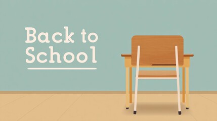 White background design showing "Back to school" in balanced font style, focusing on clarity and visual appeal.