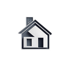 3D Home Icon PNG