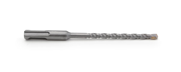 Drill bit for professional hammer drill isolated.