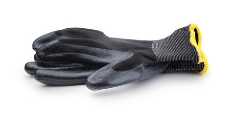 New work gloves isolated on white.