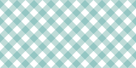 Seamless pastel blue gingham pattern