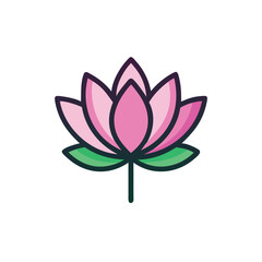 lotus flower vector illustration
