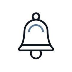 vector illustration of a bell