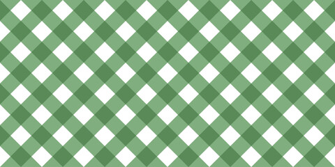 Seamless pastel green gingham pattern