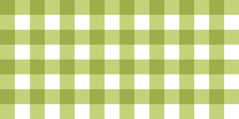 Seamless pastel green gingham pattern