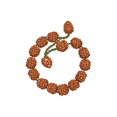 heart shaped cookies on white