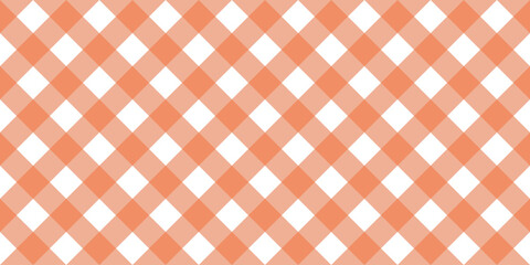 Seamless pastel pink gingham pattern