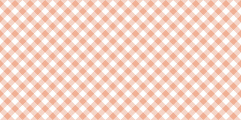 Seamless pastel pink gingham pattern