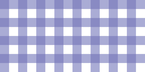Seamless pastel purple gingham pattern