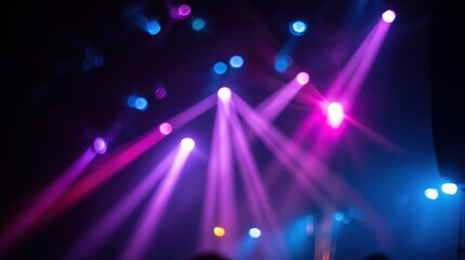 Pink and Blue Light    waves Beams Abstract Art Dramatic Vibrant Illumination on Dark Background for Wallpapers and Designs