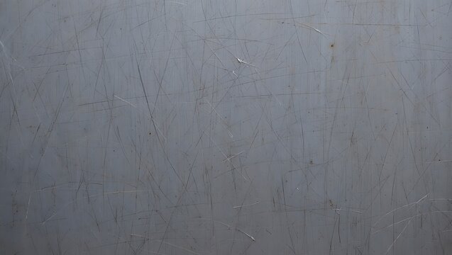 Abstract Gray Texture Scratched Metal or Wall Surface Background