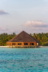 Relaxing Island Resort Over Water