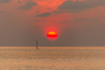 Molten Sun Ocean Sunset Beauty