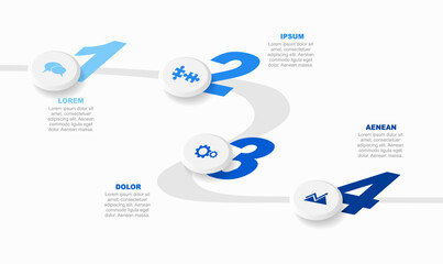 Infographic design template with place for your data. Vector illustration.