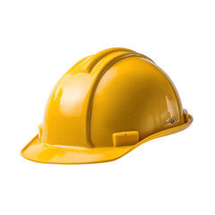 Yellow hard hat safety equipment construction worker protection