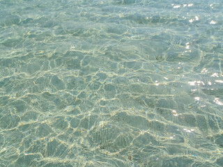 Crystal Clear Water Sunlight Patterns
