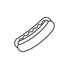 hot dog vector illustration