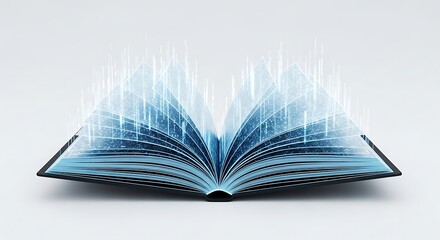 Open book knowledge learning education study reading textbook literature information technology digital data